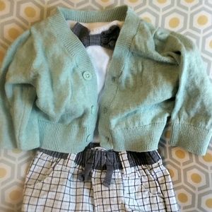 Cherokee Newborn boys 3 piece set